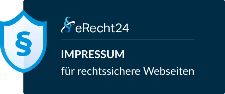 E-Recht24 Impressums Siegel